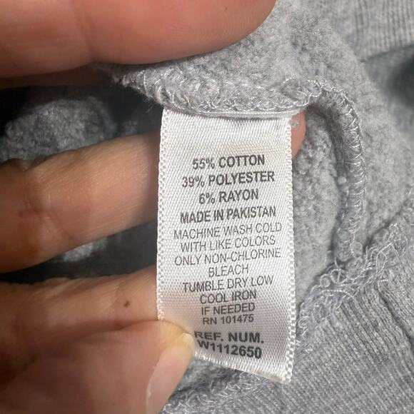 J. America Gray Barstool Sports Hoodie Sweatshirt Sz L - Picture 5 of 11